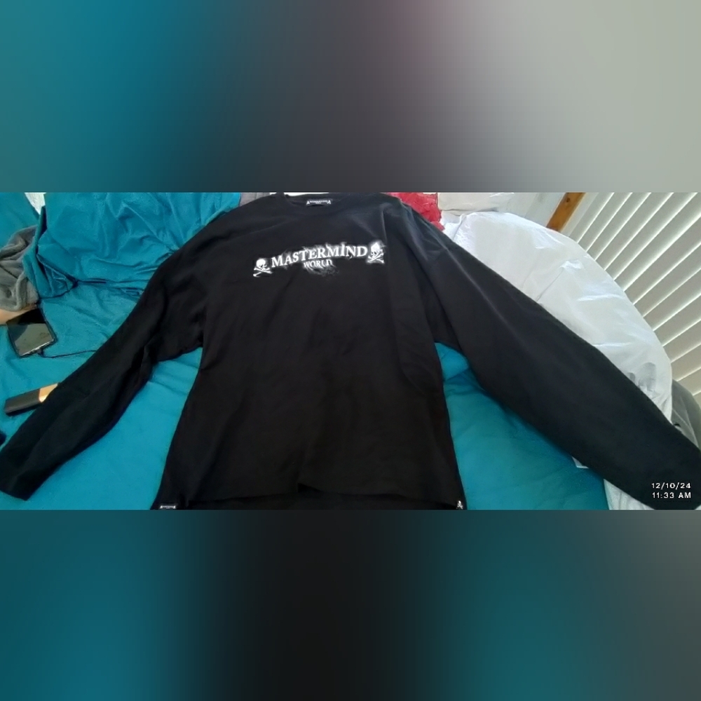 Mastermind World Black Long Sleeve Shirt